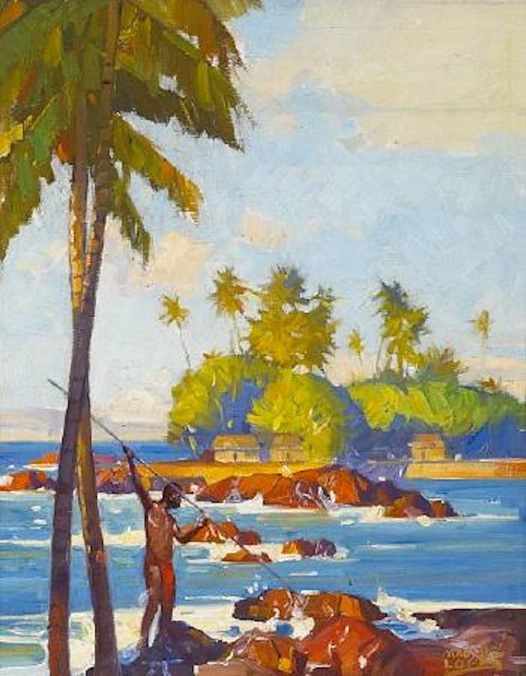 Fisherman, Hawaii by Maurice Logan