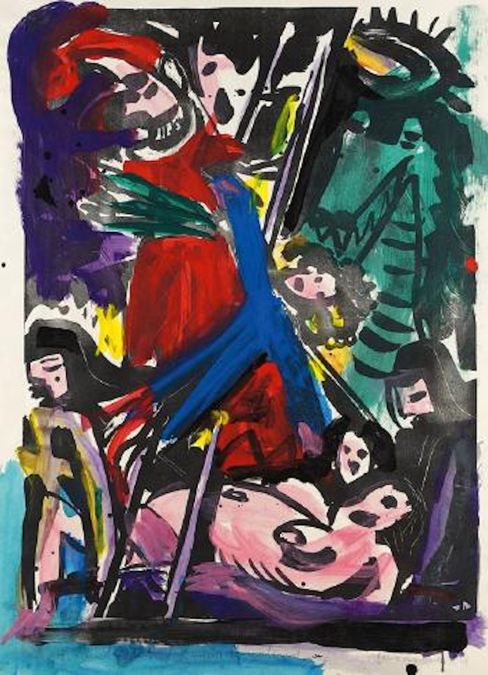Henry at Table by David Hockney