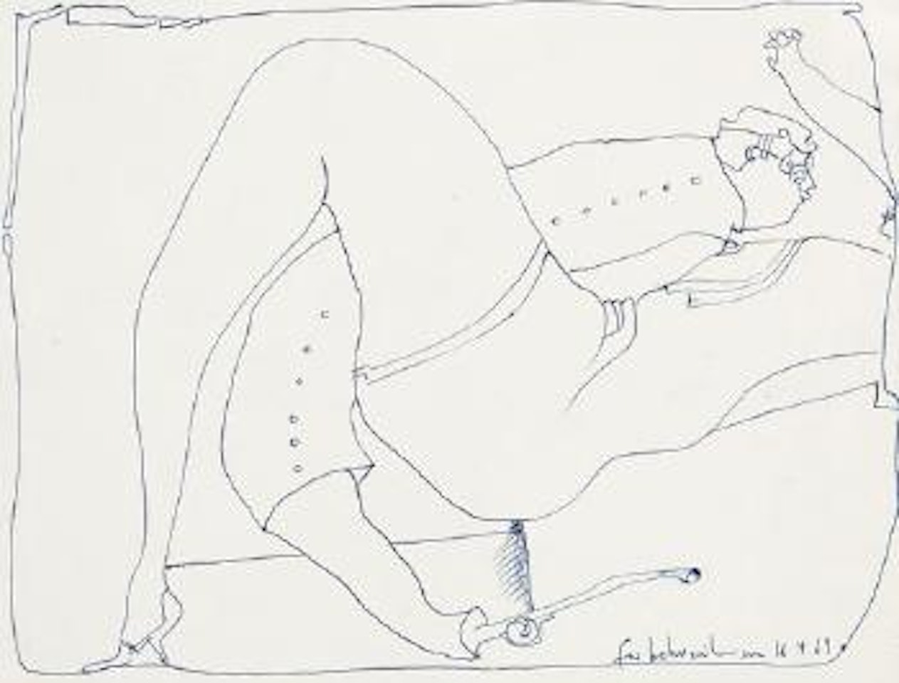 Figurliche Kompisition by Horst Janssen