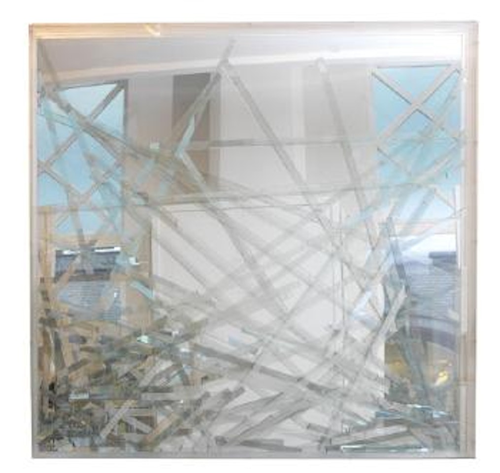 Glasstreifenobjekt by Adolf Luther
