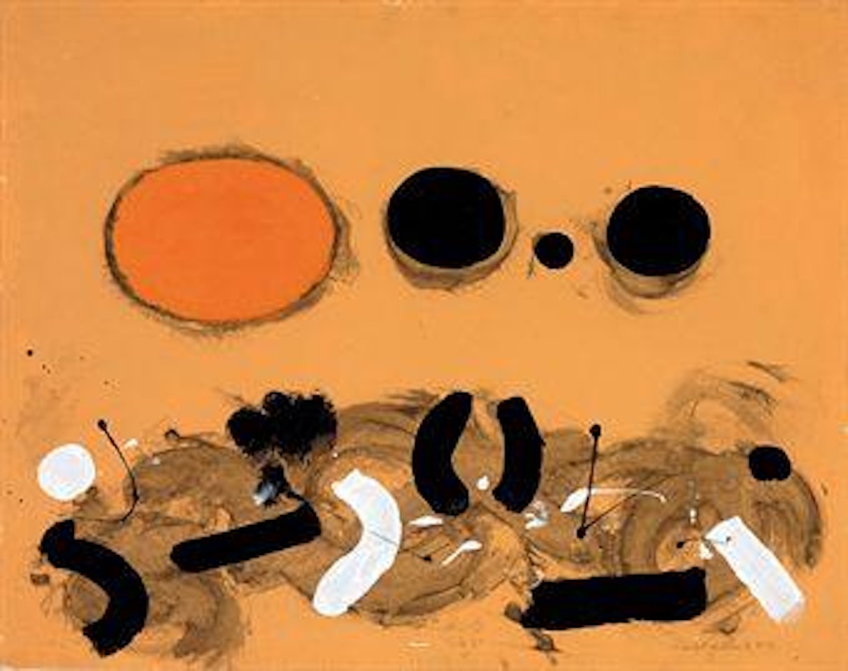 Orange Oval by Adolph Gottlieb