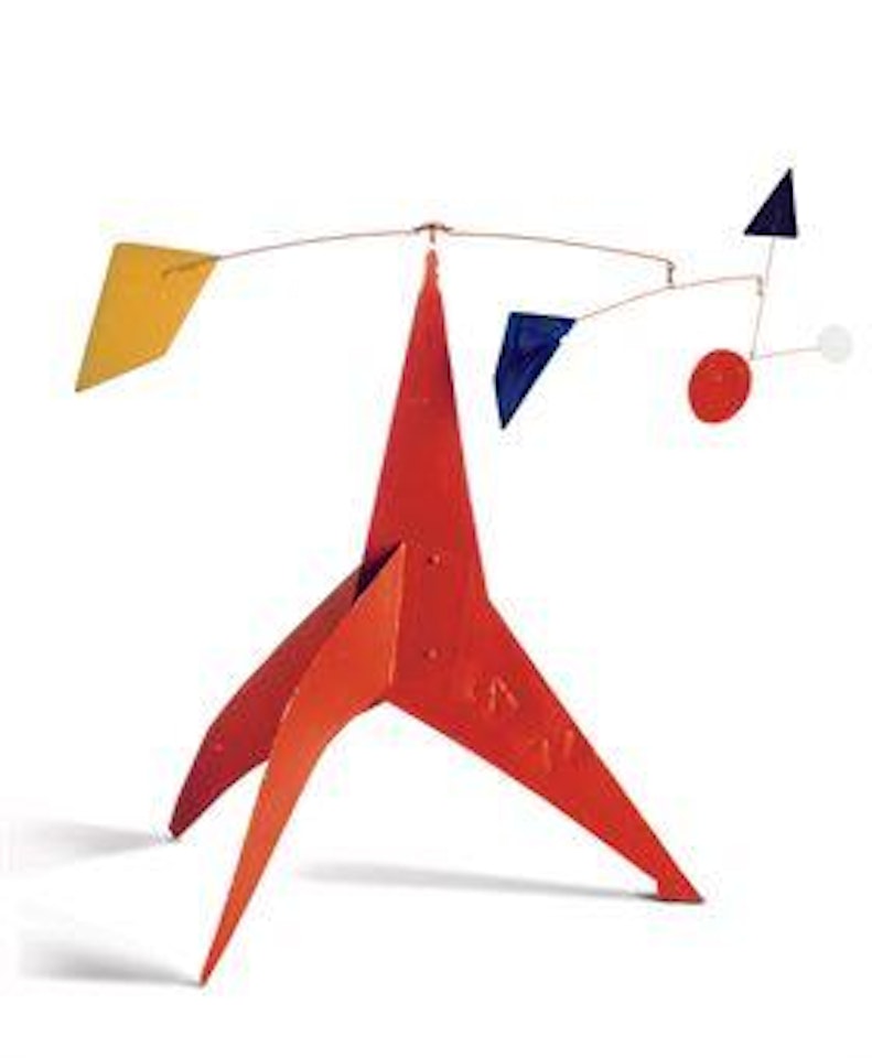 Trépied Rouge Et Noir (Maquette) by Alexander Calder