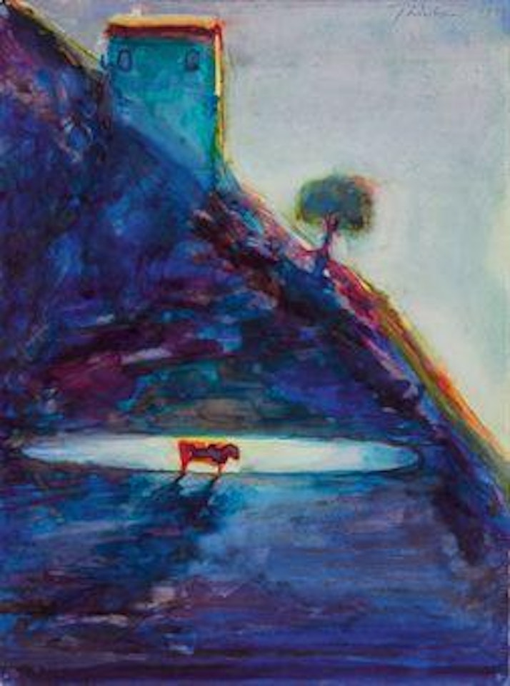 Cow Pond by Wayne Thiebaud