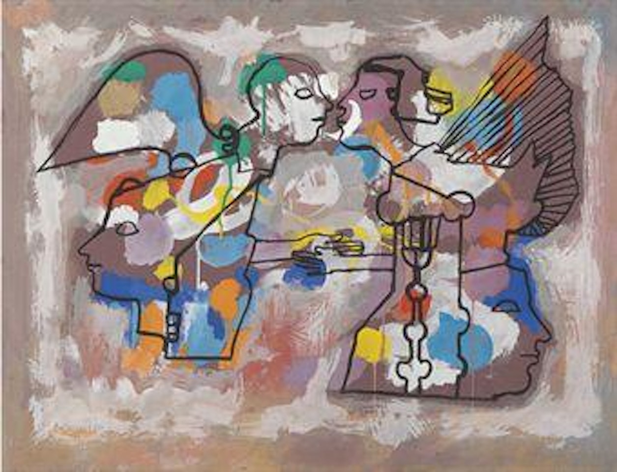 Untitled (from the Carnival Series) by René Portocarrero
