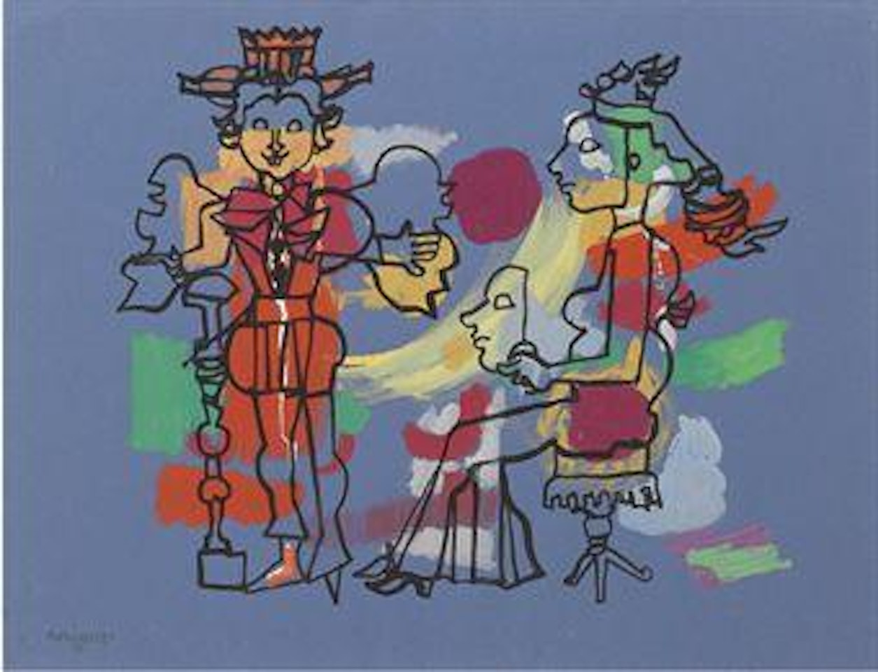 Untitled (from the Carnival Series) by René Portocarrero