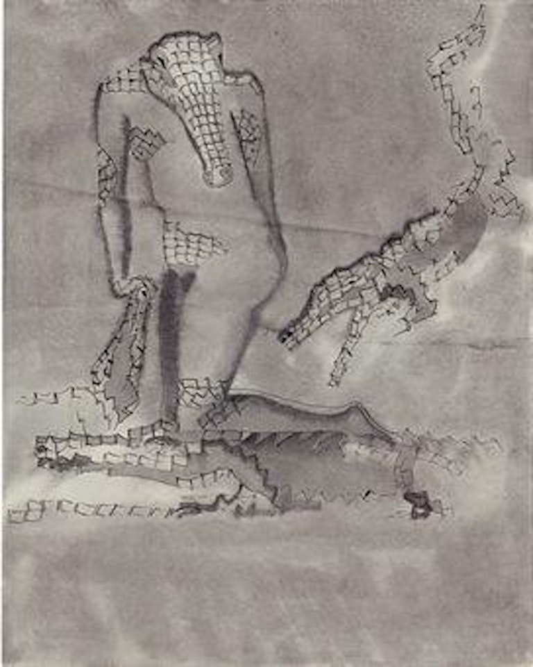 Hombre lagarto by Francisco Toledo
