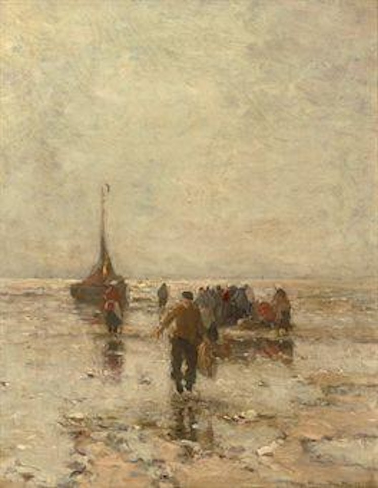 After the day's catch by low tide by Gerhard Arij Ludwig Morgenstjerne Munthe