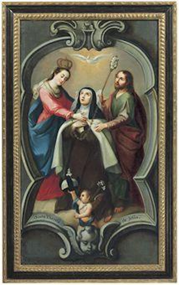 Santa Teresa de Jesús by Mexican School