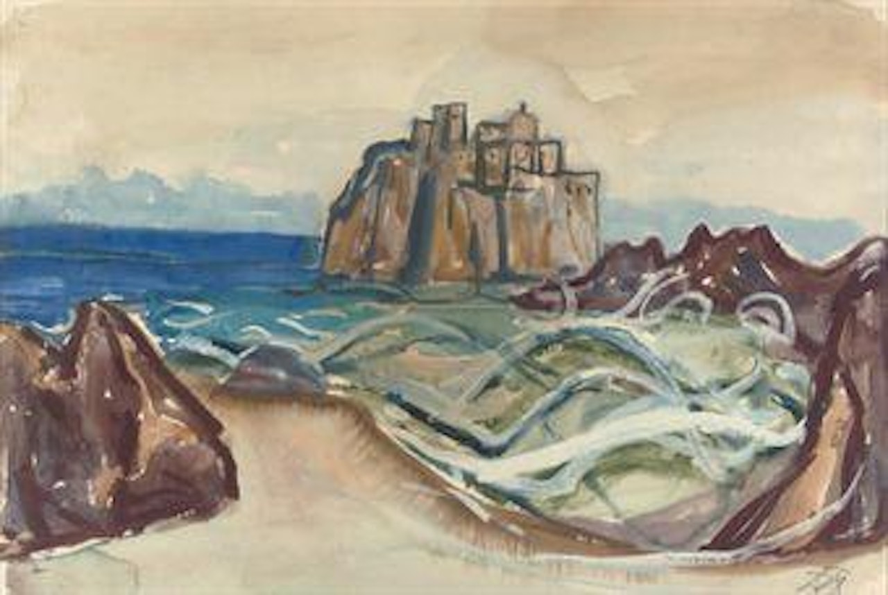 Coastal scene, Ischia by Otto Dix