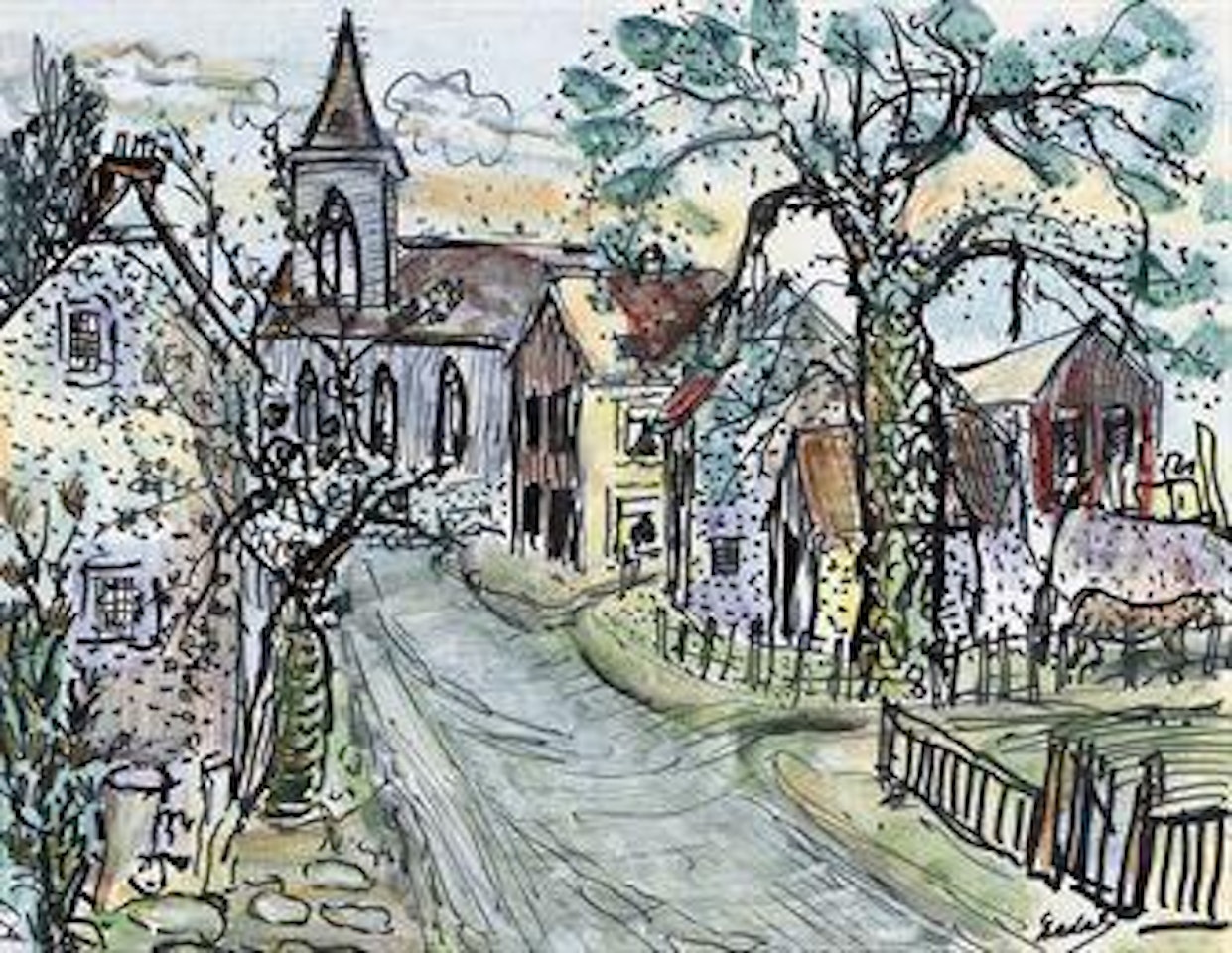 Village belgique by Carlos Nadal