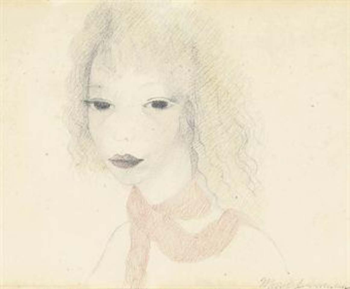 Tête de jeune fille by Marie Laurencin