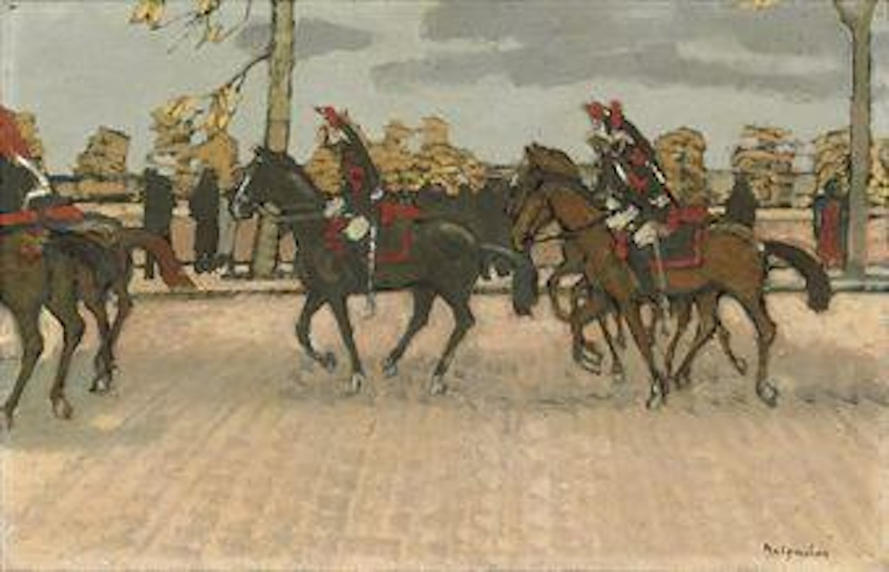 La garde républicaine by Maurice Brianchon
