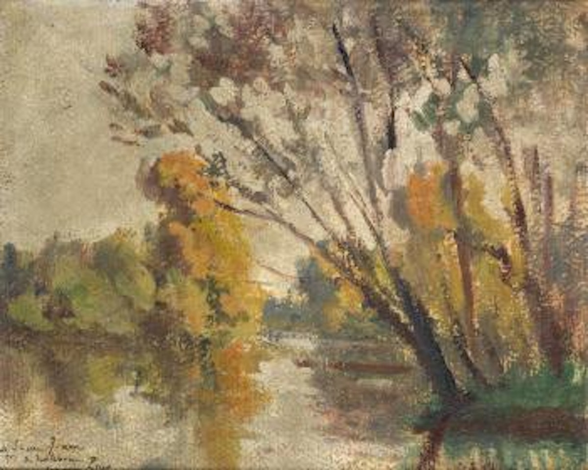Bord de riviere by Maximilien Luce