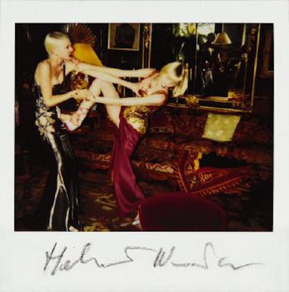 Fighting models by Helmut Newton