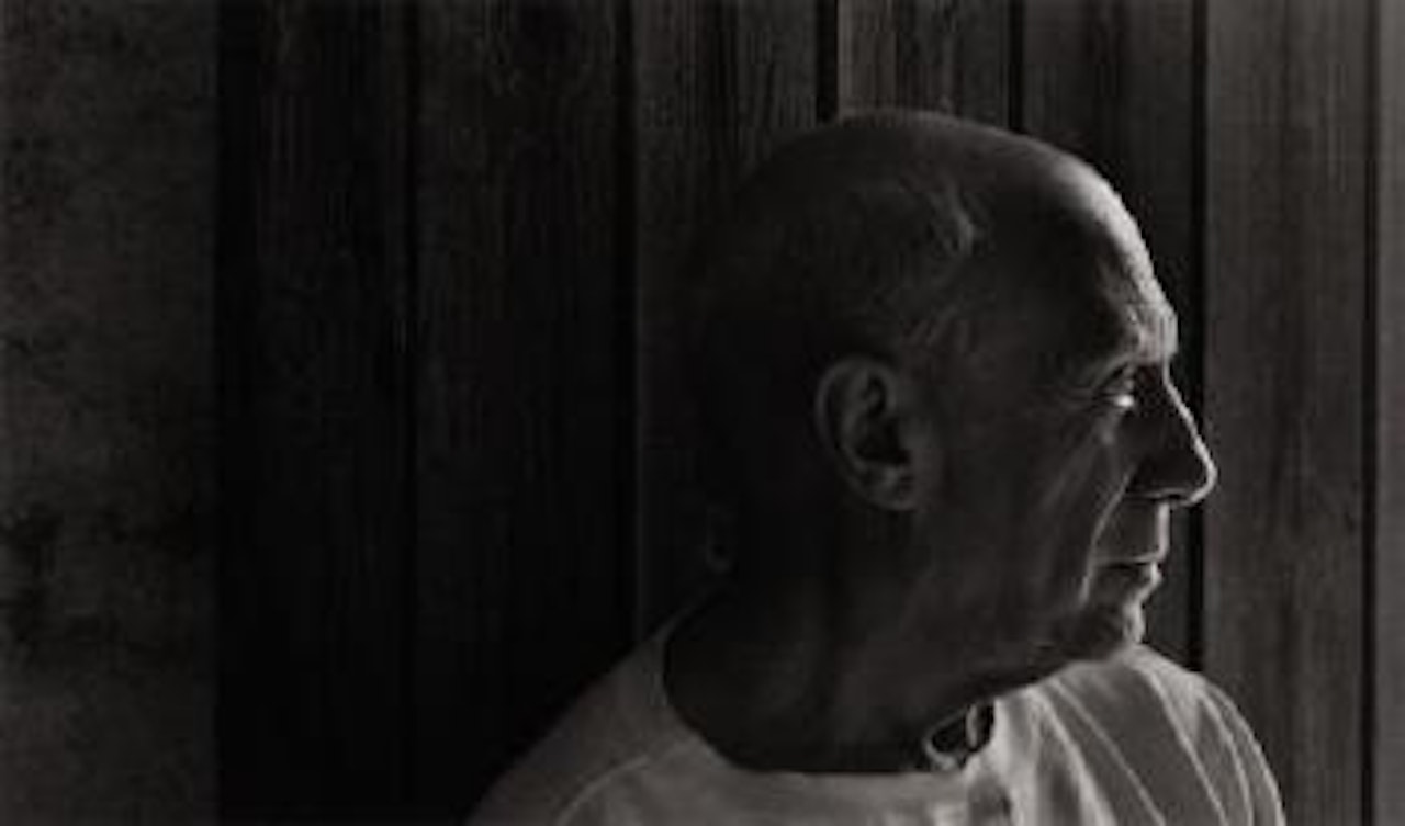 Pablo Picasso, Vallauris France by Arnold Newman
