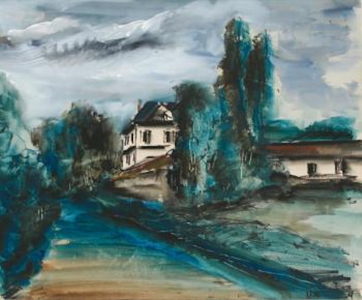 Route et maison by Maurice de Vlaminck