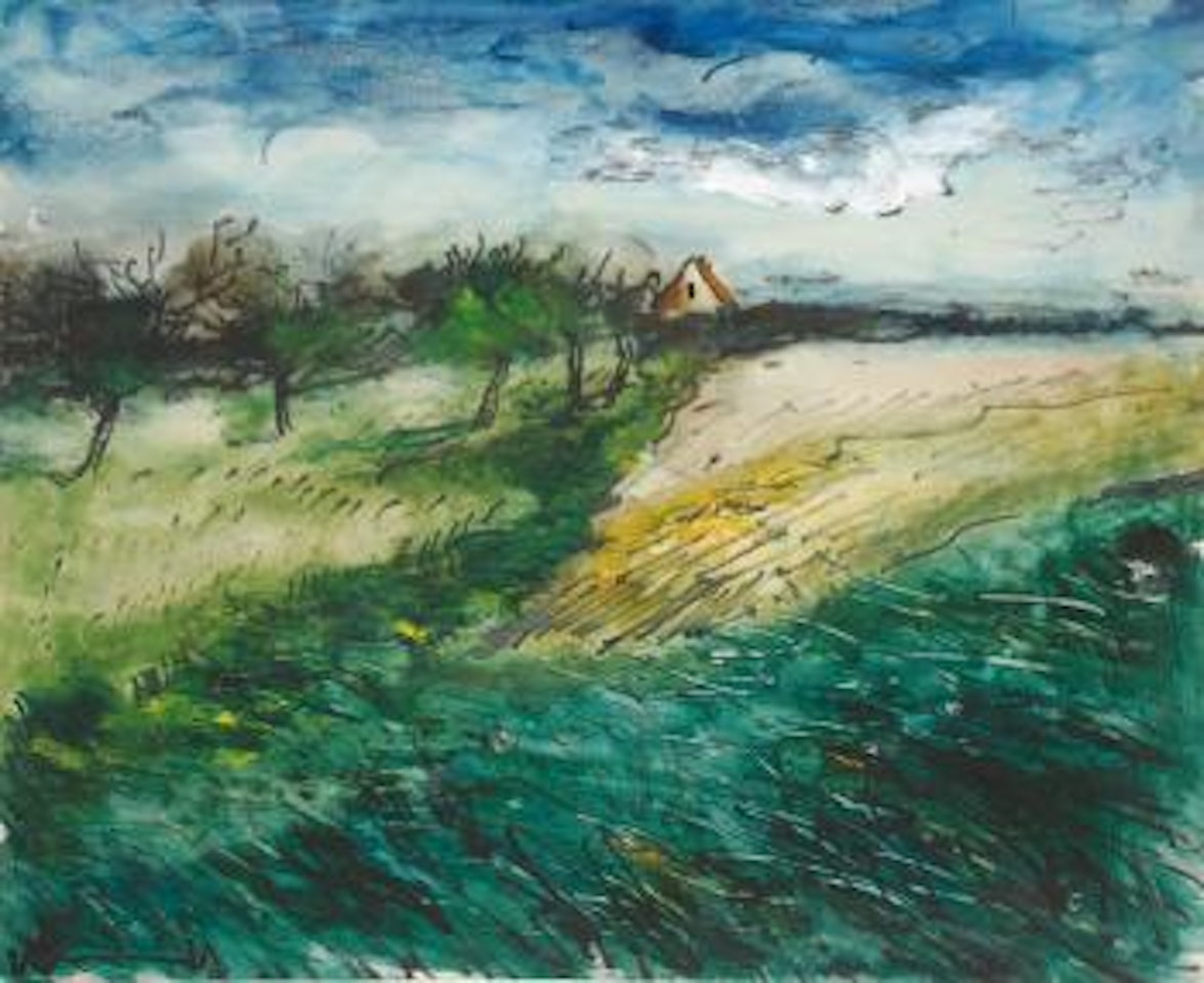 Champs et verger by Maurice de Vlaminck