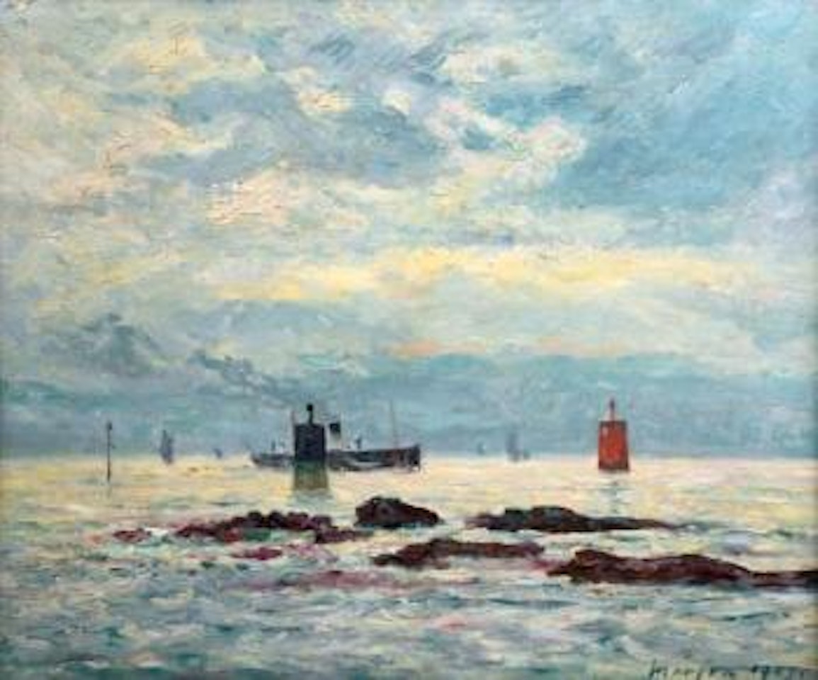 Le passage entre les tourelles à Quiberon by Maxime Maufra