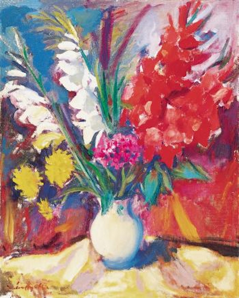 Gladioluses by Ödön Marffy