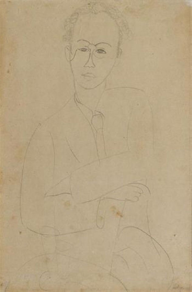 Portait de Michel Kikoine by Amedeo Modigliani