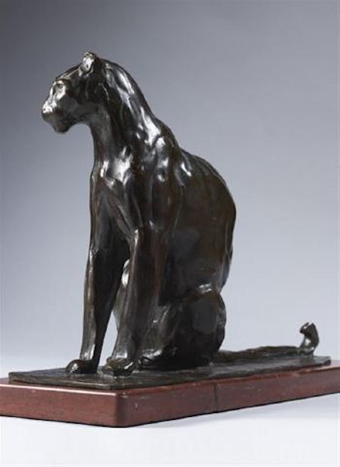 Petite panthere assise by Rembrandt Bugatti