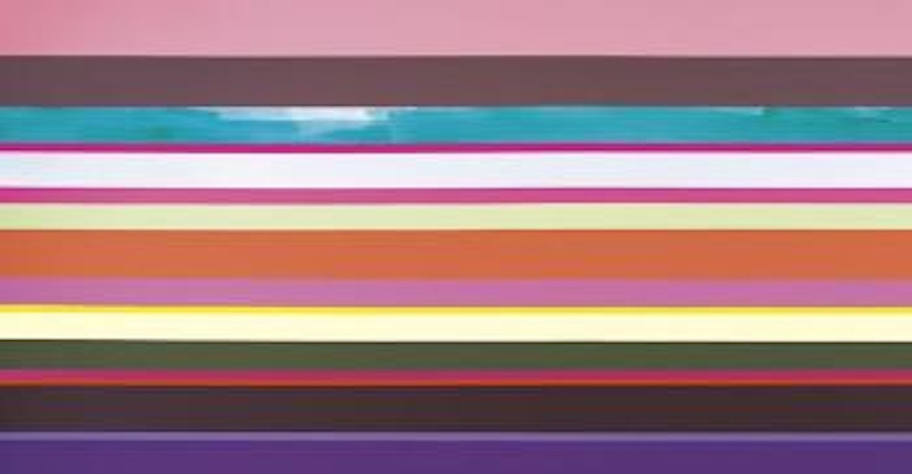 Sonnenuntergang am Genfer See (Sunset on Lake Geneva) by Anselm Reyle