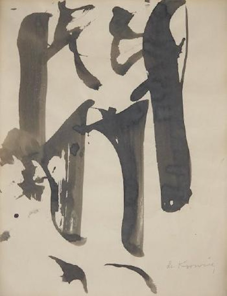 Woman Study by Willem de Kooning