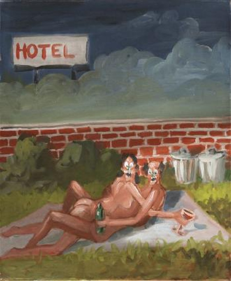 Outside the Hotel by George Condo