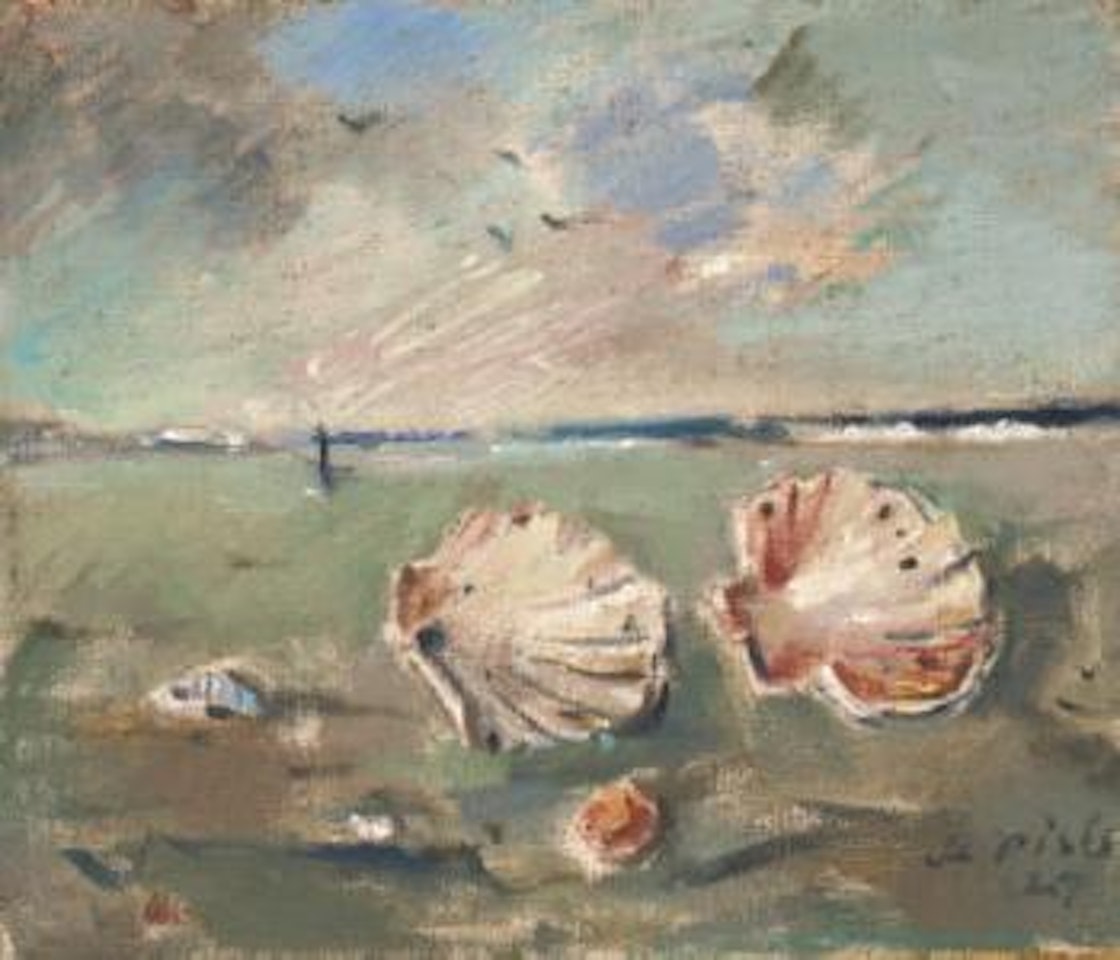 Natura morta marina con conchiglie by Filippo de Pisis