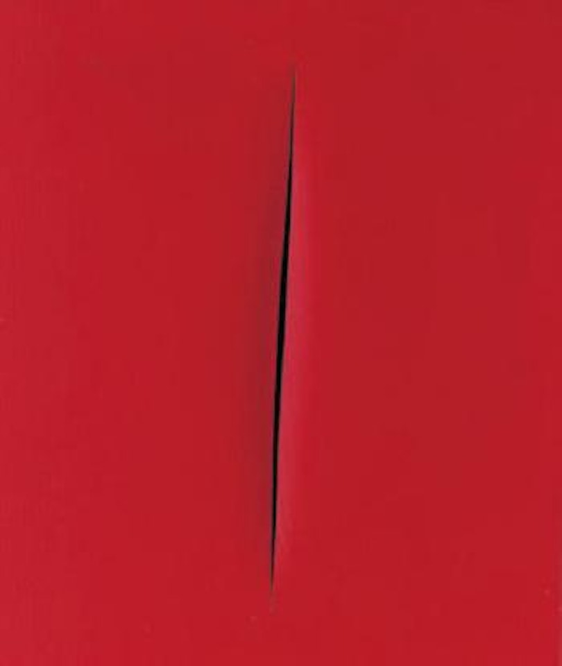 Concetto spaziale, Attesa by Lucio Fontana