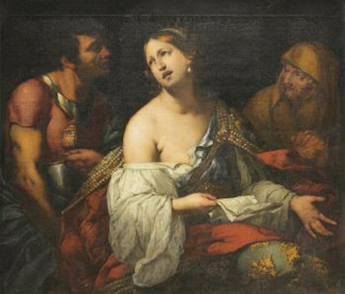 Sémiramis apprenant la révolte de Babylone by Domenico Fiasella
