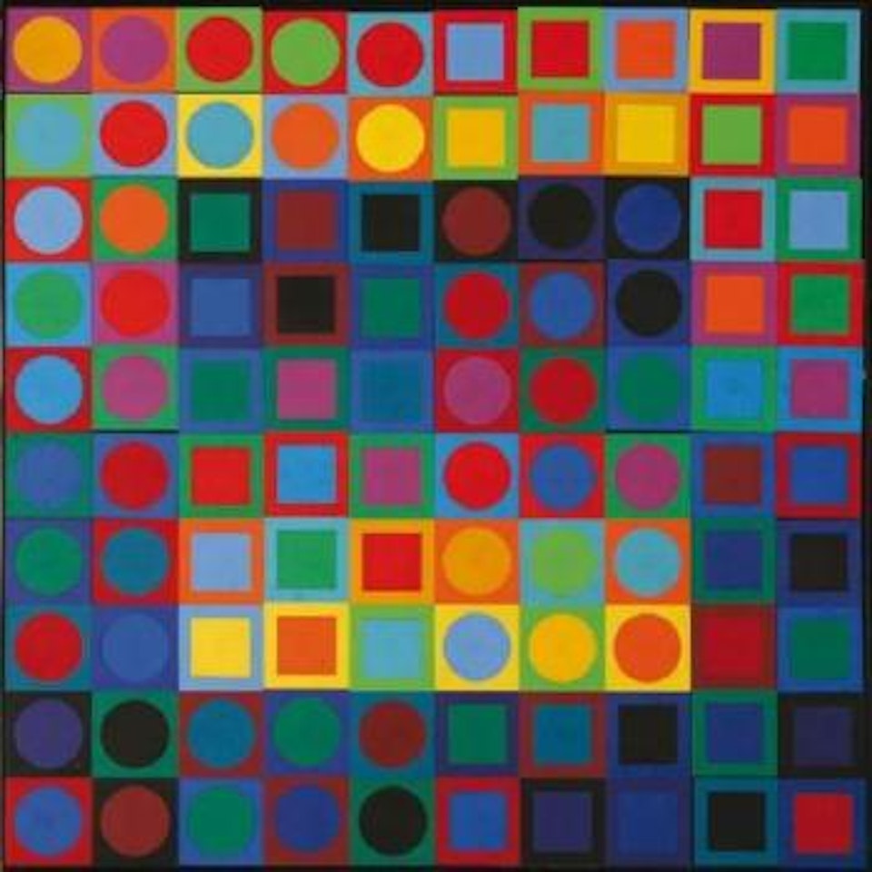 Planetary Folklore Participation n°1 by Victor Vasarely