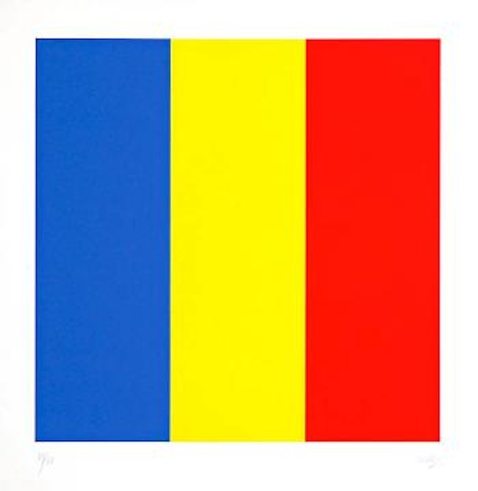 Blue/Yellow/Red (G. 1524) by Ellsworth Kelly
