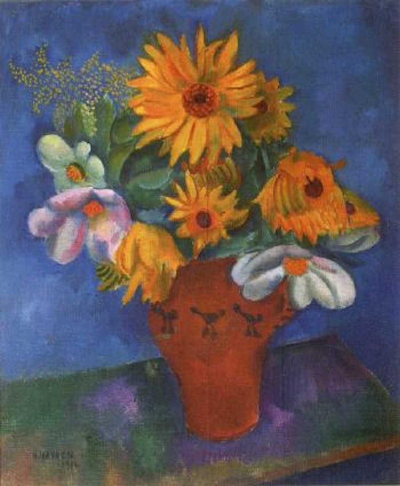 Bouquet de tournesols by Henri Hayden