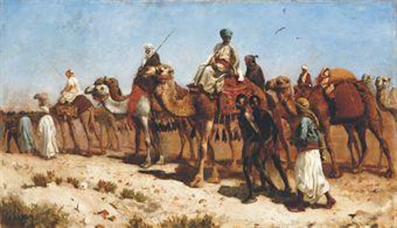 The caravan by Edwin Lord Weeks