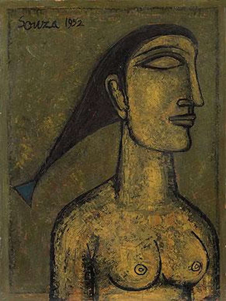 Profile of a woman by Francis Newton Souza