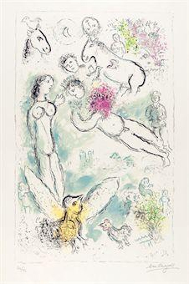 L'Envolée magique (M. 980) by Marc Chagall