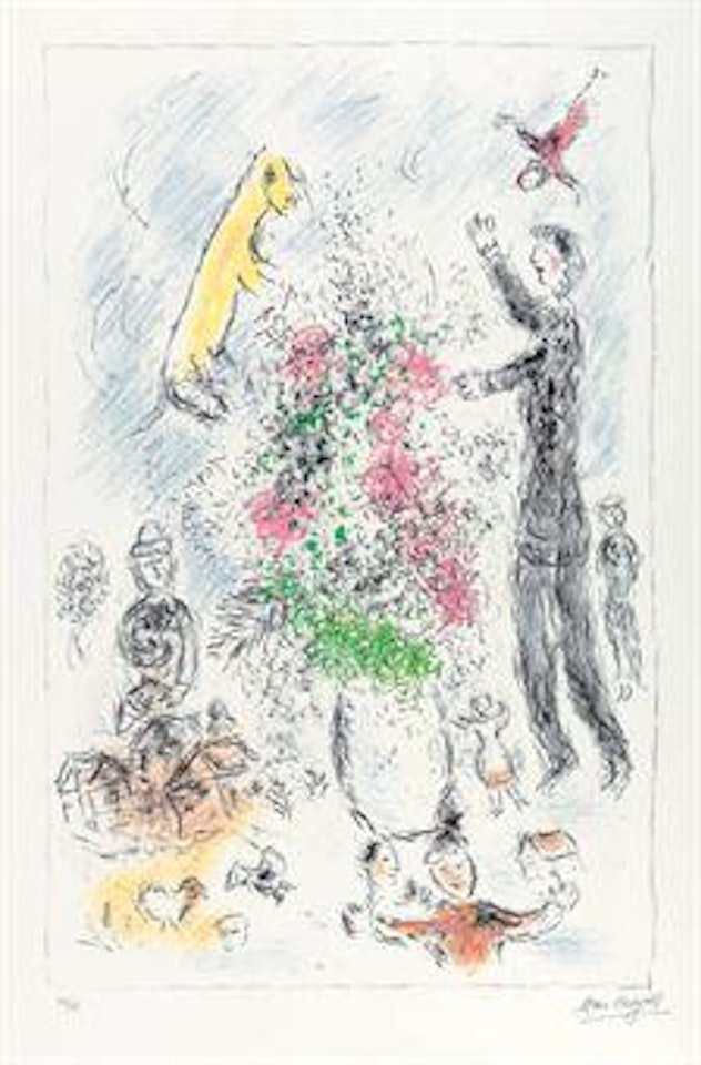 Les Lilas (M. 975) by Marc Chagall