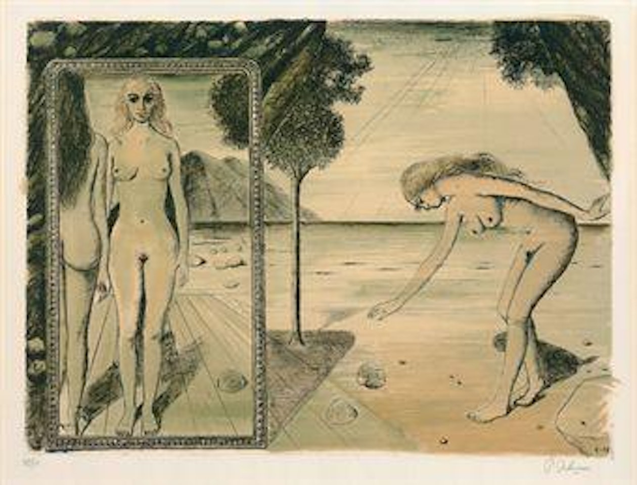 La Plage (J. 60) by Paul Delvaux