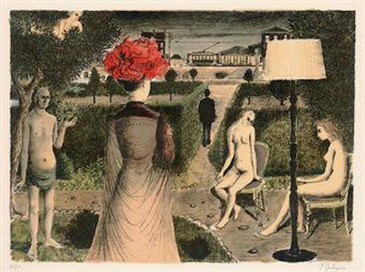 Le Jardin (J. 48) by Paul Delvaux