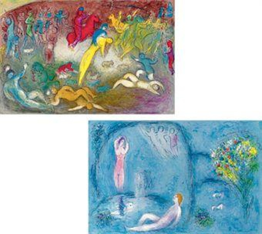 Longus, Daphnis et Chloé, Tériade Editeur, Paris, 1961 (M. 308-349; C. books 46) by Marc Chagall