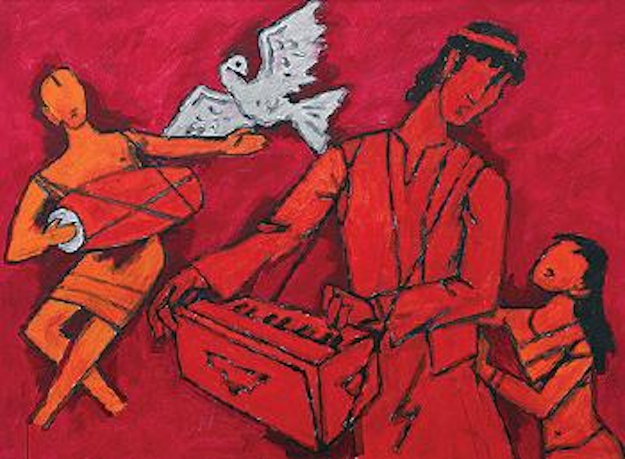 Untitled by M.F. Husain