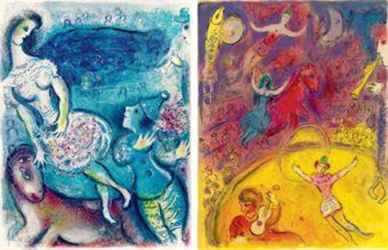 Marc Chagall, Cirque, Tériade Editeur, Paris, 1967 (M. 490-527; C. books 68) by Marc Chagall