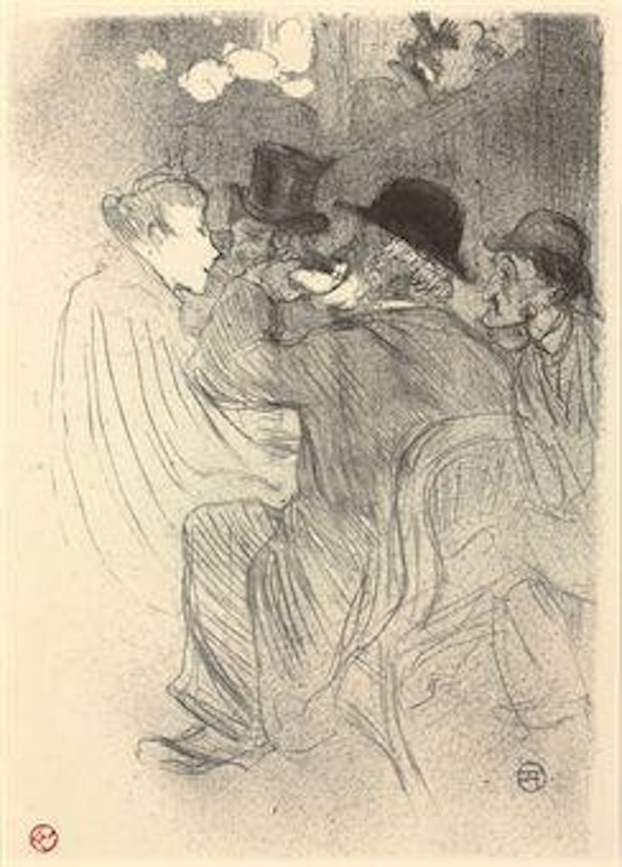 Au Moulin Rouge: Un Rude! Un vrai Rude! (D. 45; W. 35; A. 50) by Henri de Toulouse-Lautrec