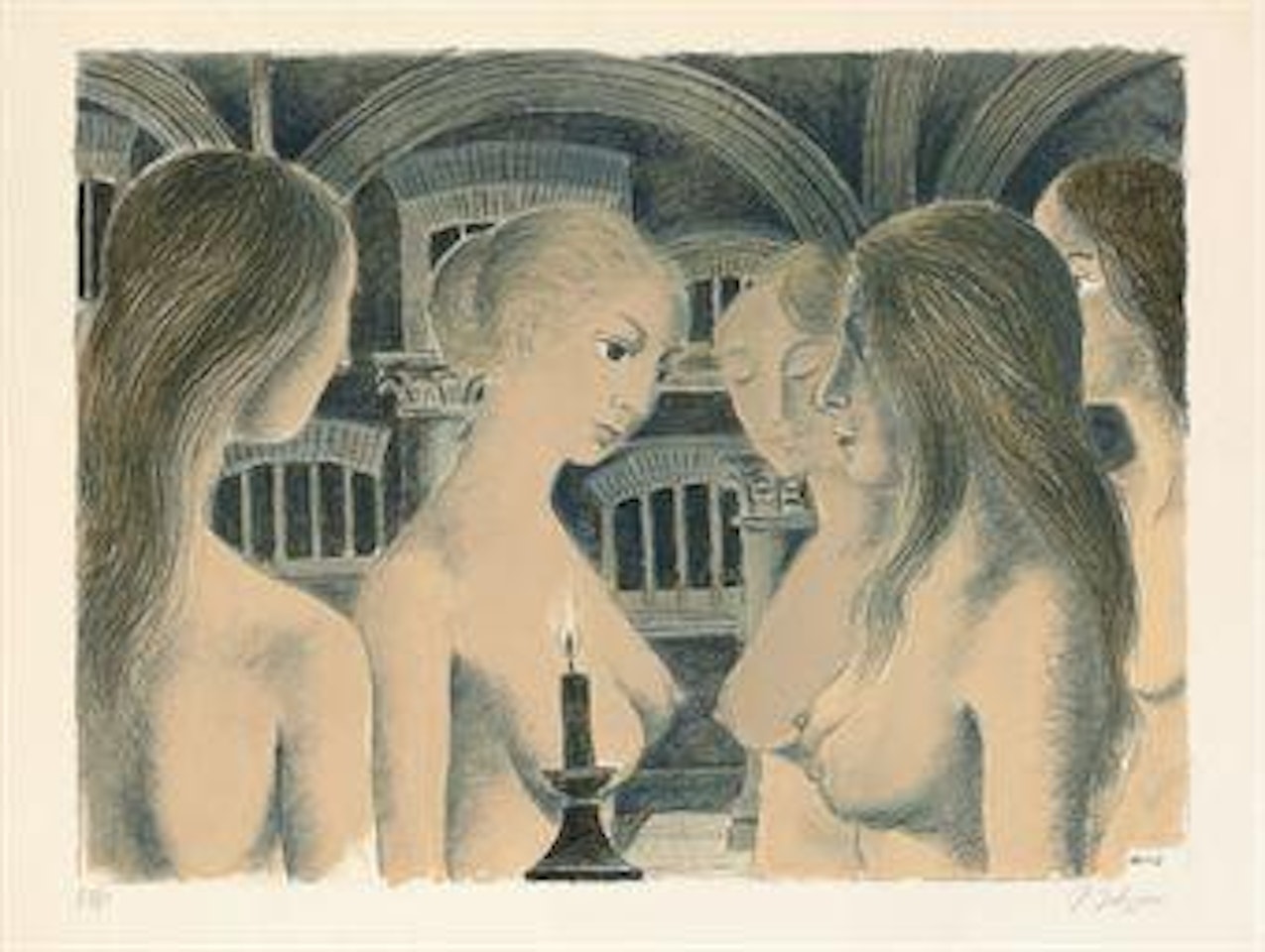 La Voûte (J 68) by Paul Delvaux