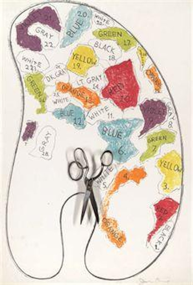 Four Palettes (G. M. 56-59) by Jim Dine