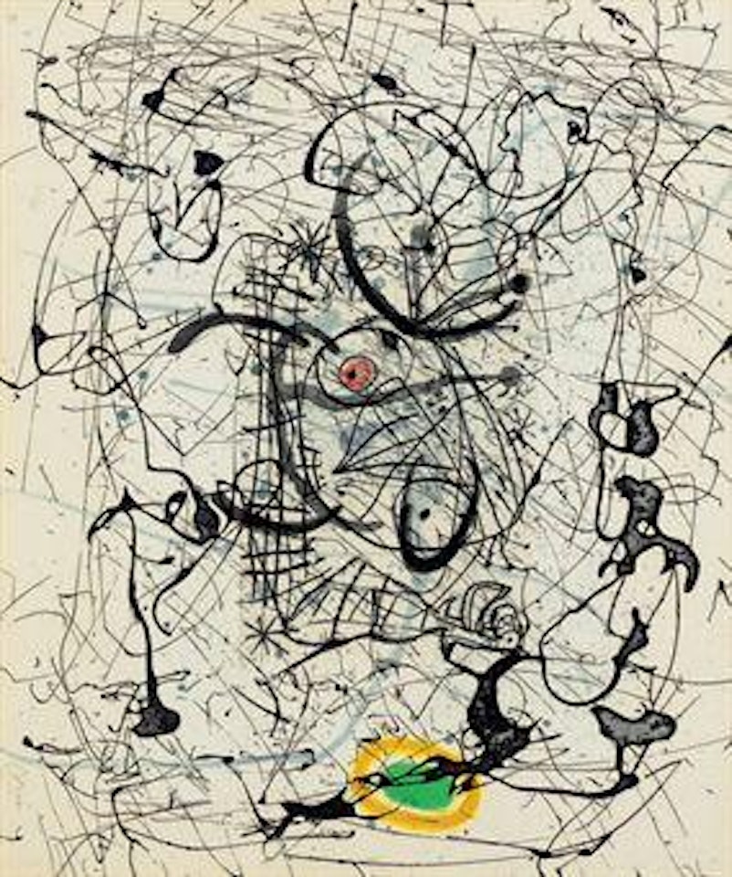 Fissures: one plate (D 476; see C books 130) by Joan Miró