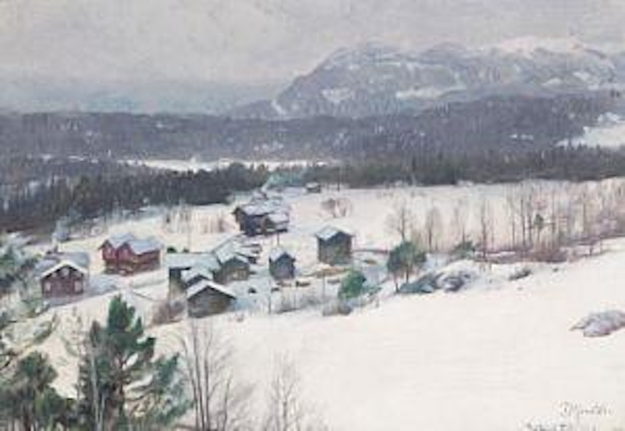 Bolkesjo Telemarken by Peder Mork Monsted