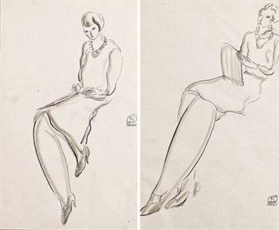 Drawing; & Reading by Sanyu