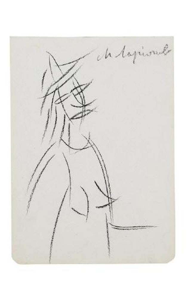 Rayonistische frau by Mikhail Larionov